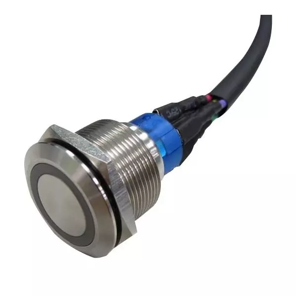 MULTICOMP PRO Vandal Resistant Switch Panel Mount SPST-NO, SPST-NC 25 mm Dia, MPB25-A0F11E-124-T1Q