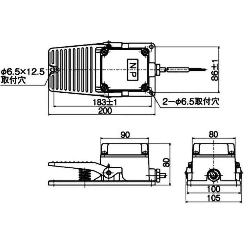 kokusai-dengyo-foot-switch-2025187