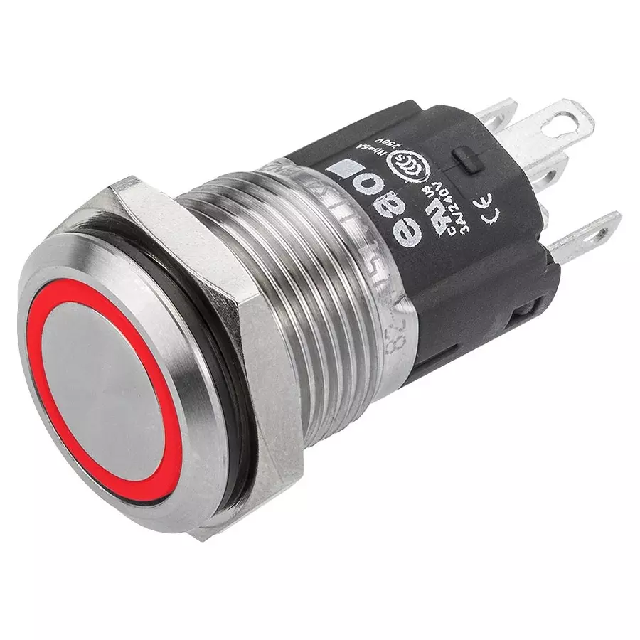 EAO VANDAL SWITCH, SPDT, 5A, 250V, 82-4151.1114