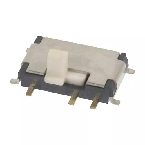 NIDEC COMPONENTS SLIDE SWITCH, DPDT, 0.3A, 4VDC, SMD, CUS-22TB (Pack of 10)