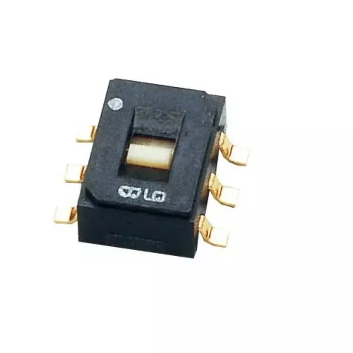 NIDEC COPAL ELECTRONICS GMBH Surface Mount Slide Switch 2PDT DP 100 mA, CAS-220TB1 (Pack of 1000)