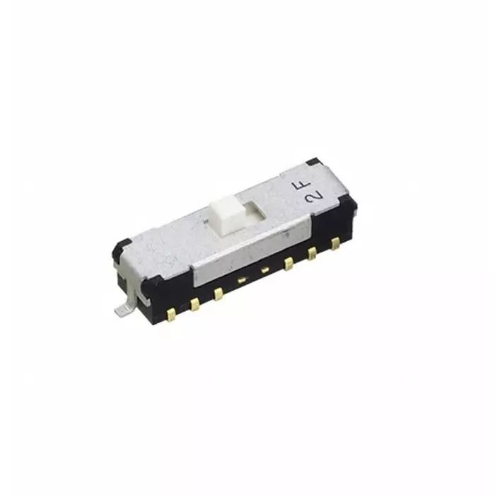 NIDEC COPAL ELECTRONICS GMBH Surface Mount Slide Switch DPDT DP 100 mA, CMS-2402C (Pack of 50)