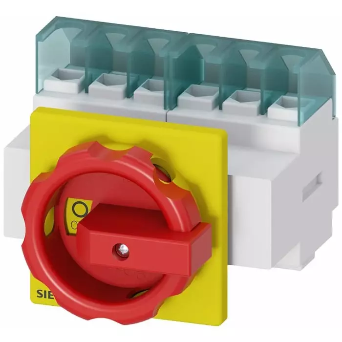 Siemens 6 Pole Isolator Switch - 32A Maximum Current, 3LD2203-3VK53