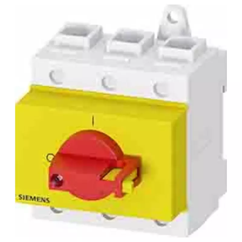 Siemens 3P Pole DIN Rail Isolator Switch - 100A Maximum Current, IP65, 3LD2730-0TK13