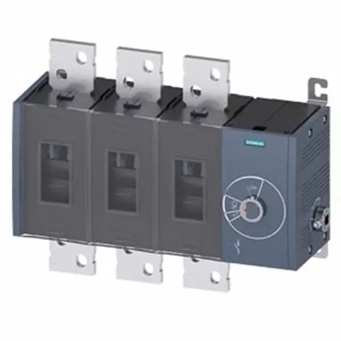 Siemens 3 Pole Fixed Switch Disconnector - 1600A Maximum Current, 1000kW Power Rating, IP00, IP20, 3KD5434-0RE40-0