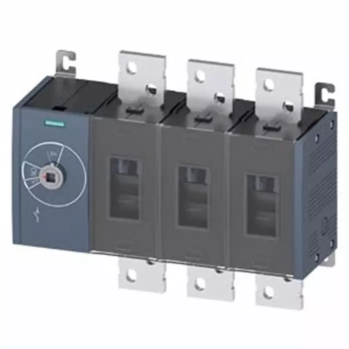 Siemens 3 Pole Fixed Switch Disconnector - 2000A Maximum Current, 1000kW Power Rating, IP00, IP20, 3KD5630-0RE10-0