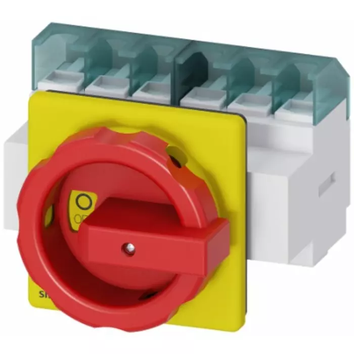 Siemens 6P Pole Panel Mount Non-Fused Switch Disconnector - 63A Maximum Current, 22kW Power Rating, IP65, 3LD2504-3VK53