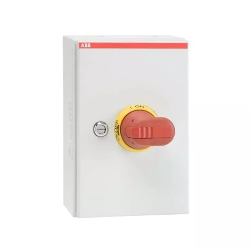 ABB 3P Pole Surface Mount Switch Disconnector - 63A Maximum Current, 30kW Power Rating, IP65, 1SCA022742R1080