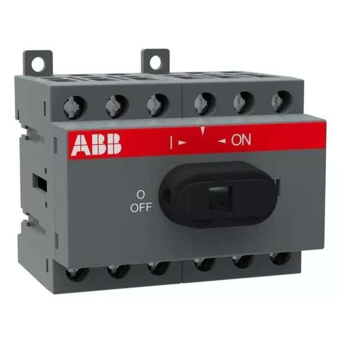 ABB 6P Pole Isolator Switch - 16A Maximum Current, 7.5kW Power Rating, IP20, 1SCA104834R1001