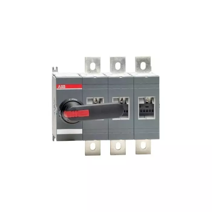 ABB 3 Pole Base Mounting Switch Disconnector - 630A Maximum Current, 630kW Power Rating, IP65, 1SCA022718R8940 OT630E03P