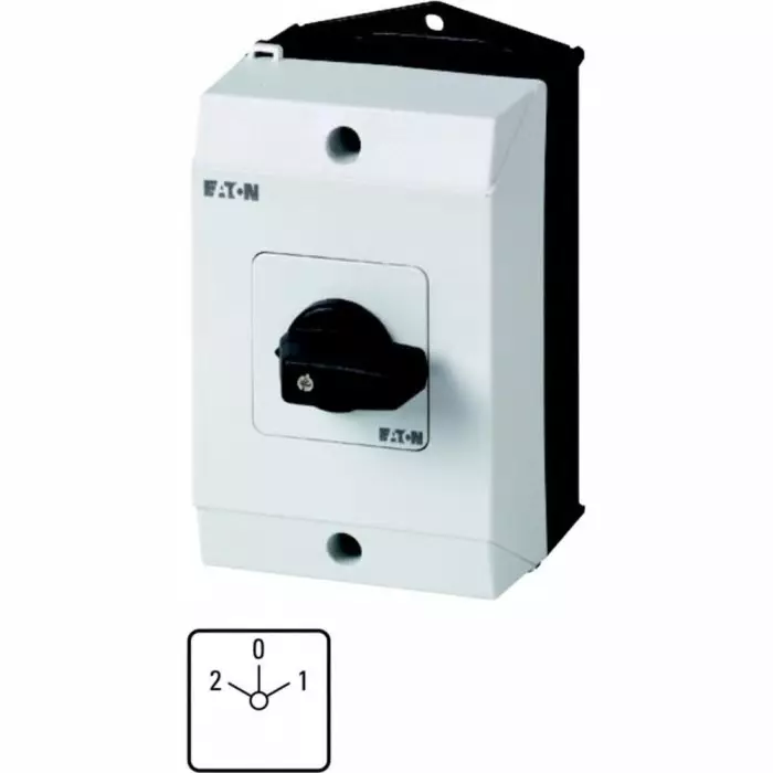 EATON 1P 3 Position 60° Changeover Cam Switch, 690 V (Volts), 20A, Short Thumb Grip Actuator, 222560 T0-1-15180/I1