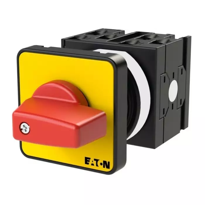 EATON 6P 2 Position 90° On-Off Cam Switch, 690 V (Volts), 20A, Rotary Actuator, 013504 T0-3-8342/E-RT