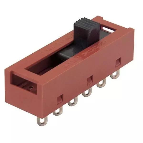 BULGIN LIMITED Slide Switch Solder Lug Termination, T22205BAAA