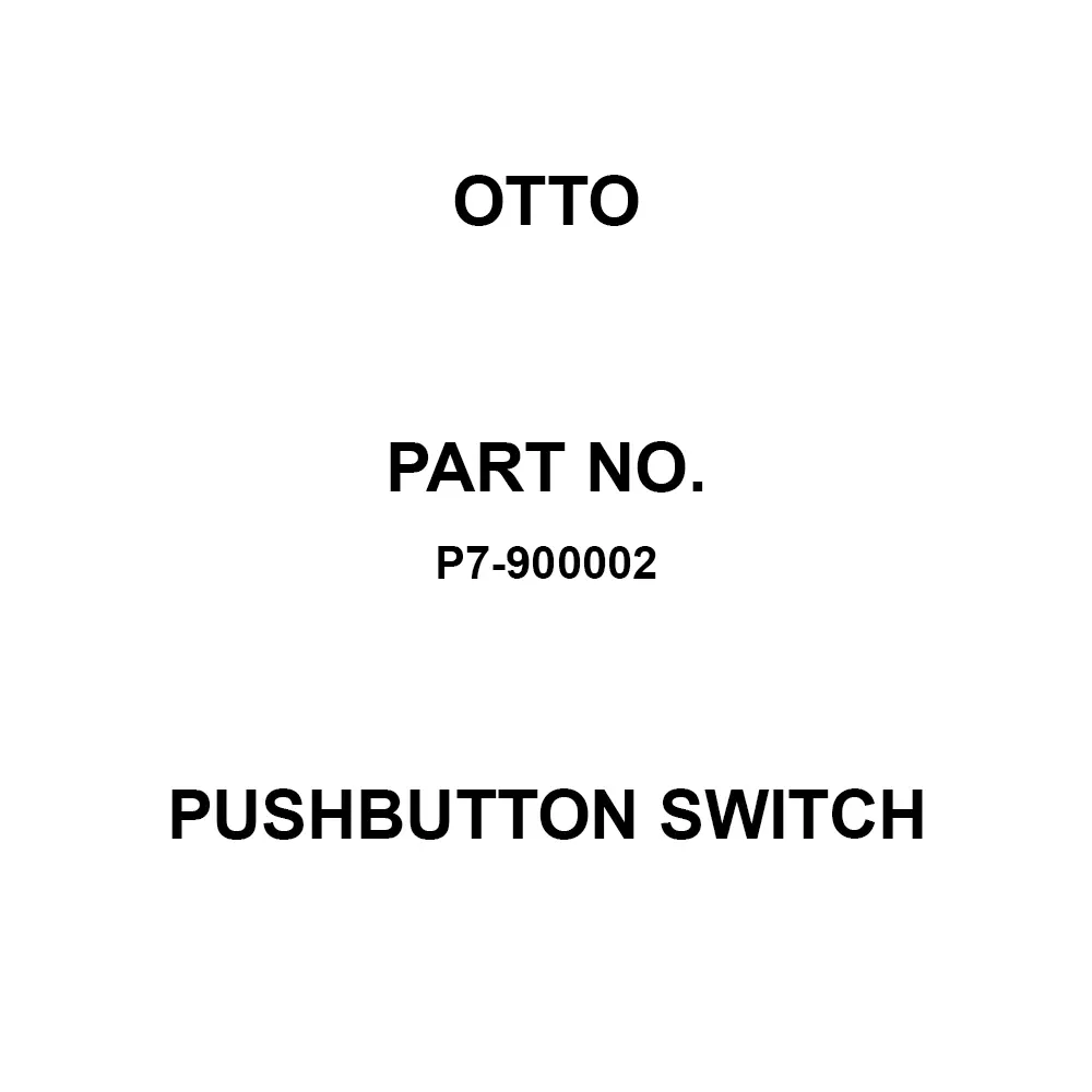 Otto Subminiature Pushbutton Switch 3 Amp PCB Mount, P7-900002