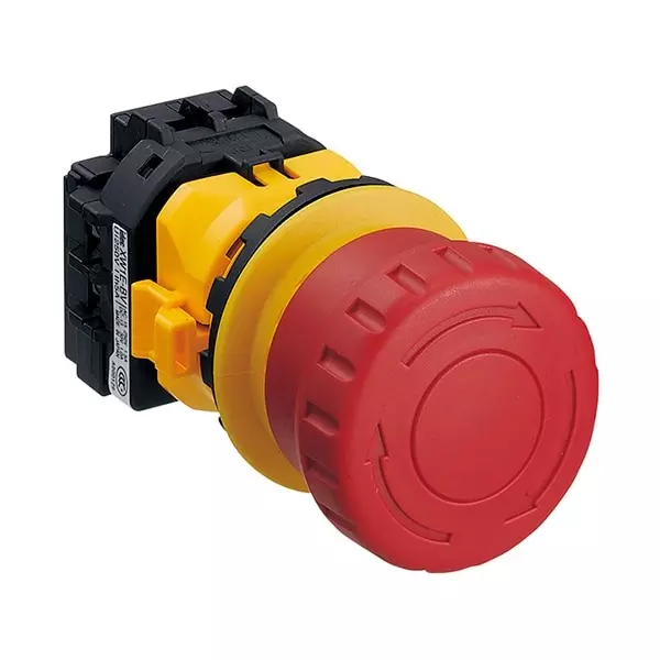 IDEC XN Series emergency stop push button switch Resin Bezel Type 250 V, XN1E-BV411MR