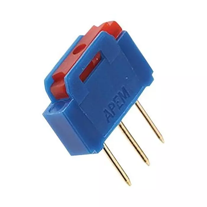 APEM SLIDE SWITCH, SPDT, 0.5A, 12VDC, TH, NK236H.