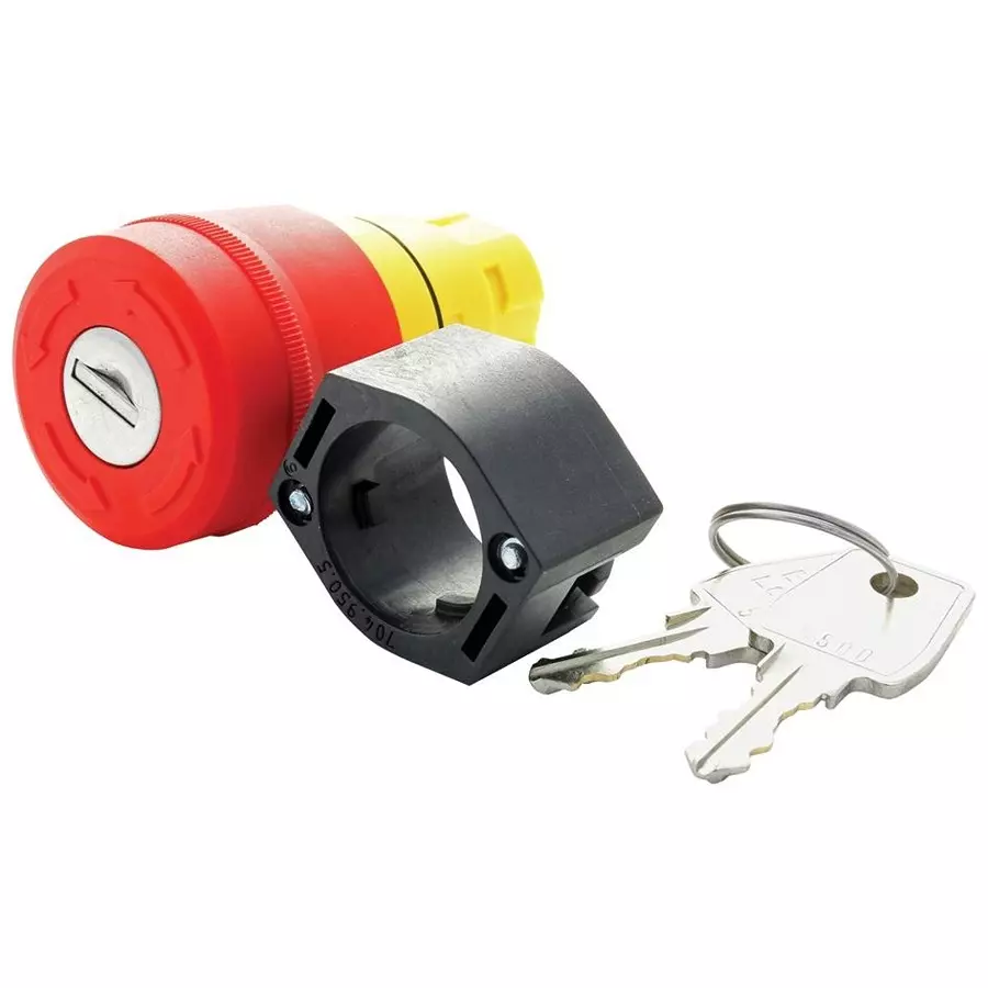 EAO ACTUATOR, 22.5MM EMERGENCY PB SWITCH, 704.066.2A