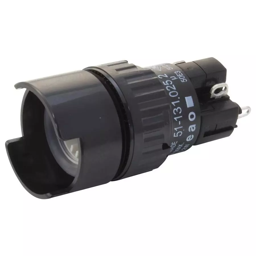 EAO PB SWITCH, ILLUM, DPST-NO/NC, 5A, 250VAC, 51-122.0252