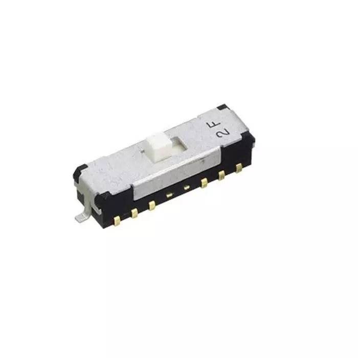 NIDEC COPAL ELECTRONICS GMBH Surface Mount Slide Switch DPDT DP 100 mA, CMS-2402TB (Pack of 900)