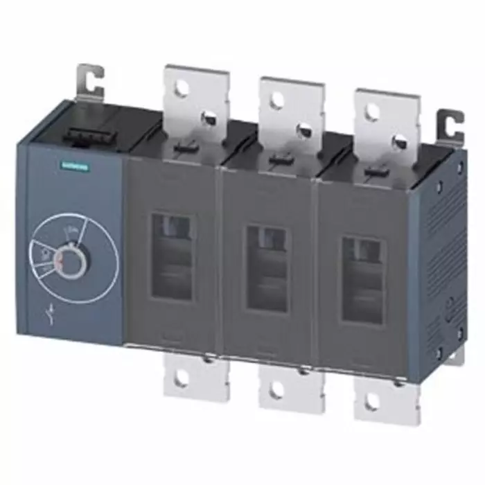 Siemens 3 Pole Fixed Switch Disconnector - 1000A Maximum Current, 710kW Power Rating, IP00, IP20, 3KD5034-0RE10-0