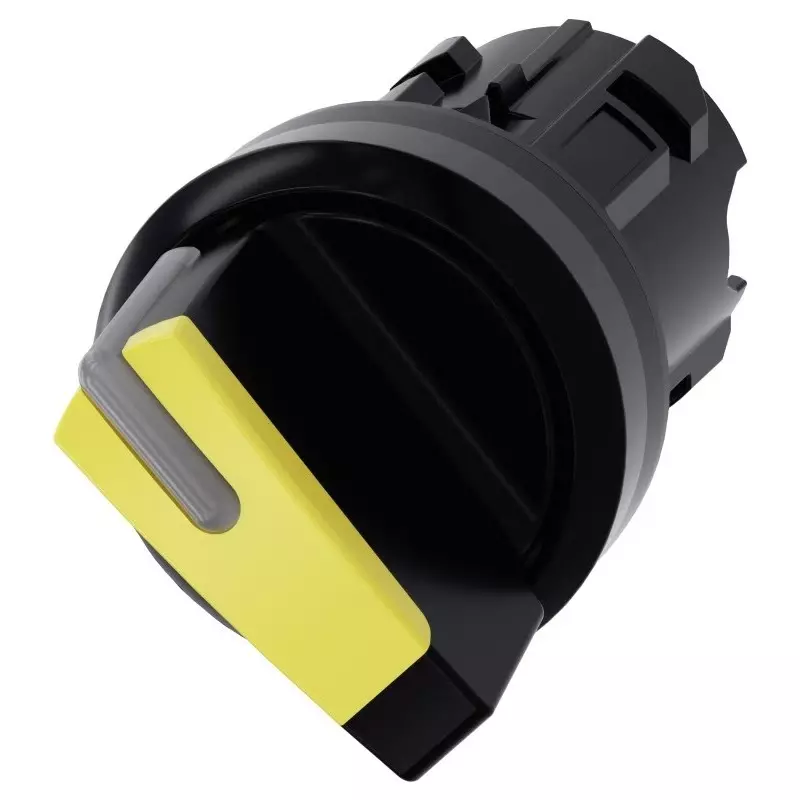 Siemens SIRIUS ACT 3SU10 Series 2 Position Selector Switch Head, 22mm Cutout, 3SU1002-2BC30-0AA0