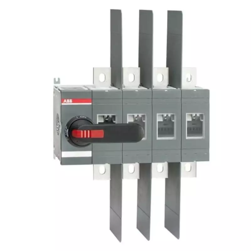 ABB 4P Pole Surface Mount Switch Disconnector - 800A Maximum Current, 450kW Power Rating, IP00, 1SCA022719R2200