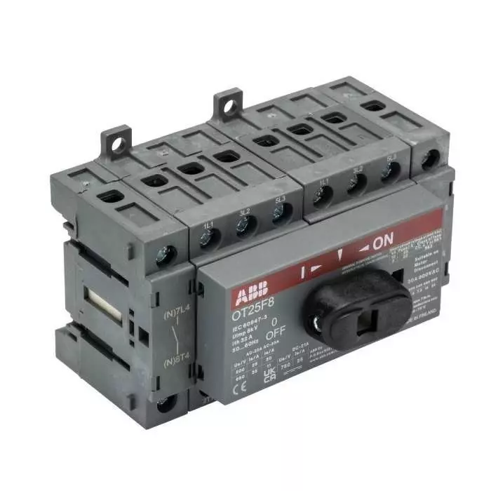 ABB 8P Pole Base Mounting Isolator Switch -, 9kW Power Rating, IP20, OT25F81SCA104882R1001