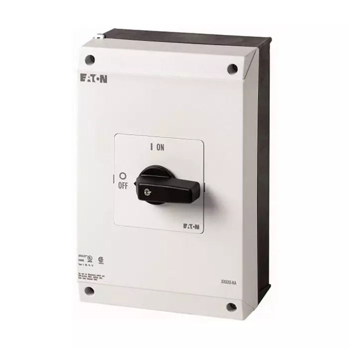 EATON 3 Pole Surface Mount Isolator Switch - 100A Maximum Current, IP65, 237543 P3-100/I5/HI11-NA