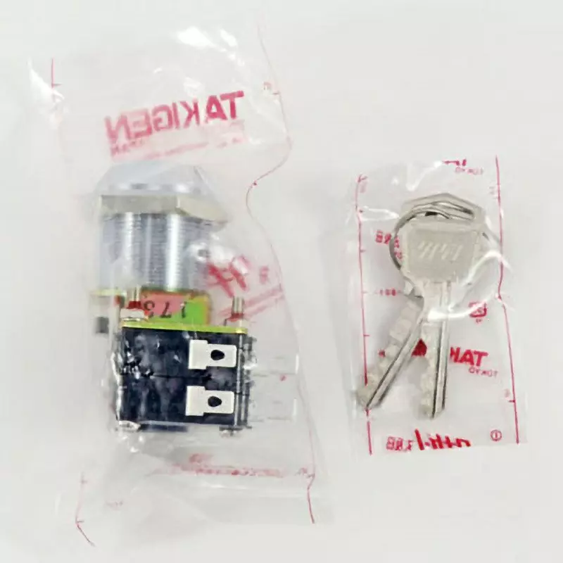TAKIGEN Key Switch TKS-1 Type Chrome Plating 206 g, S-1-90-B-3(#100)