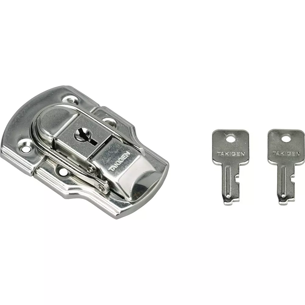 TAKIGEN Stainless Steel Snap Lock Barrel Polishing with Key, C-1013
