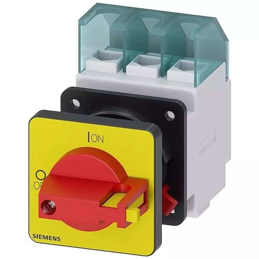 Siemens Panel Mount Discon Switch 3PST Non-Illuminated 32 Amp, 982-3LD22500TK13