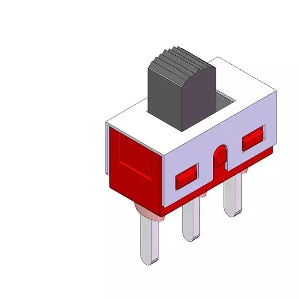 Dailywell Slide Switch Through Hole Mount, 5MS1S102AM2QES