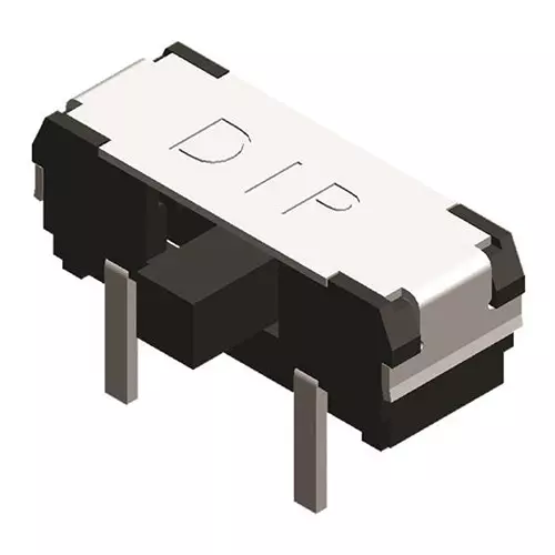 Diptronics Slide Switch Through Hole Mount, LSS12-V-B