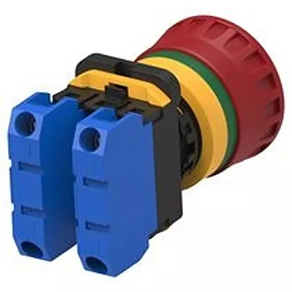 ALCOSWITCH - TE CONNECTIVITY E-STOP SWITCH, DPST-NO, 10A, 24VAC, PBES22N20R