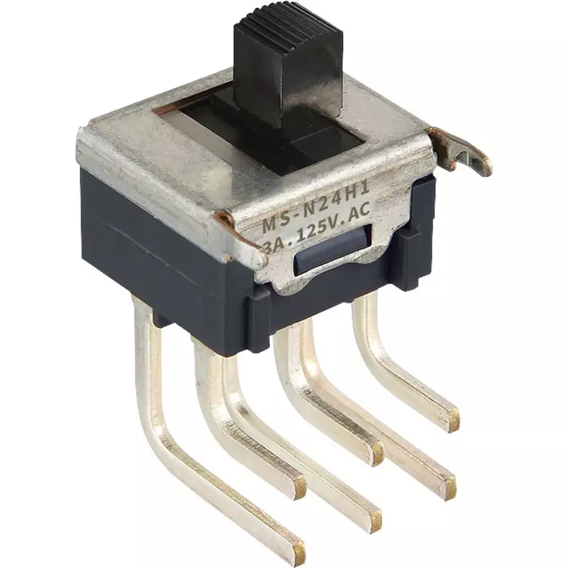 NKK SWITCHES Slide Switch Single Pole, MS-N24H1B