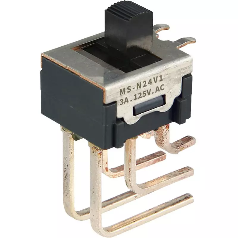 NKK SWITCHES Slide Switch Single Pole, MS-N24V4B