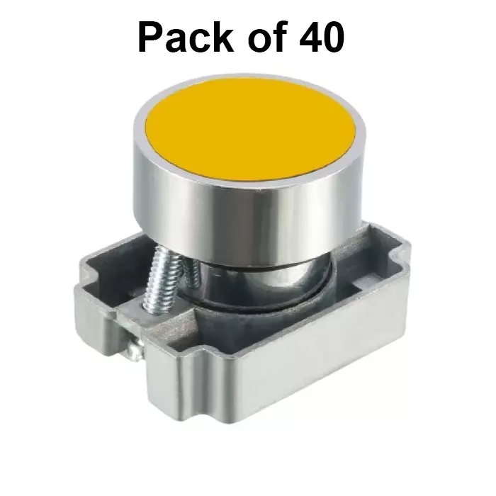congnitor-flat-push-button-flat-momentary-non-latching-yellow-225-mm-mounting-diameter-pack-of-40