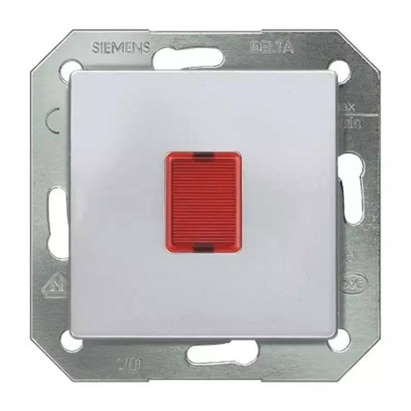 Siemens Red, 1 Way, 1 Gang, 5TD28, 5TD2866