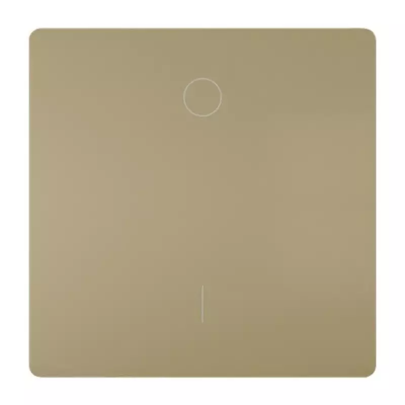 Siemens Gold Rocker Switch, 1 Way, 1 Gang, 5TG71, 5TG7141-0MG40