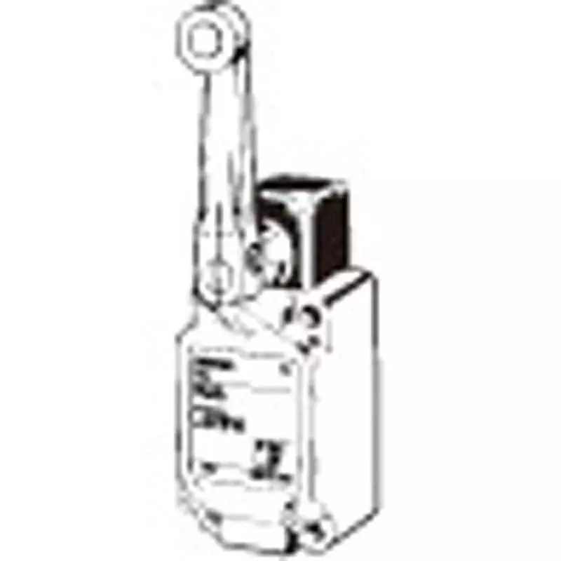 Omron 2-Circuit Limit Switch Wl-N/WLG Roller Lever Type, WLCA2-8P1-N
