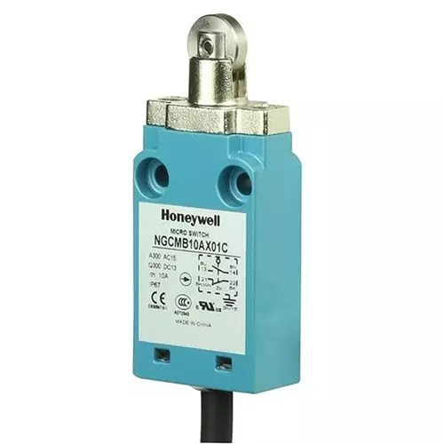 Honeywell Limit Switch Non-Illuminated Cable Termination 10 Amp Roller Plunger Actuator, NGCMB10AX01C