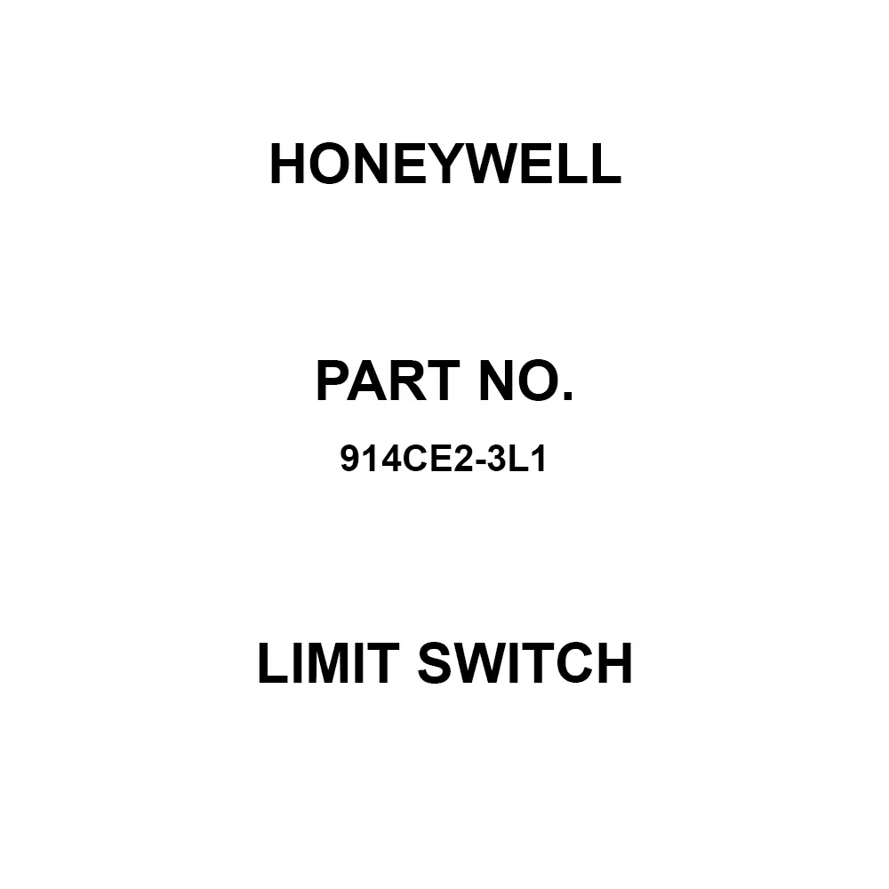 Honeywell Limit Switch Screw Termination, 914CE2-3L1