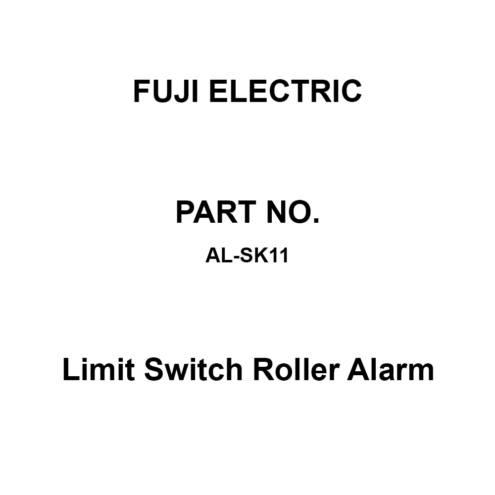 Fuji Electric Limit Switch Roller Alarm 100 mohm or more at DC 500 V, AL-SK11