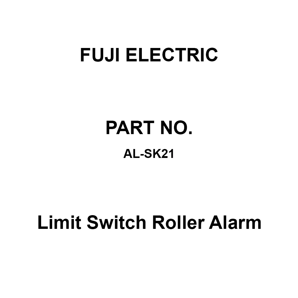 Fuji Electric Limit Switch Roller Alarm 100 mohm or more at DC 500 V, AL-SK21