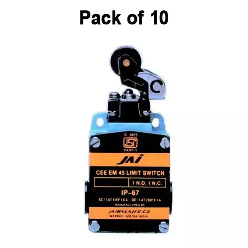 jai-balaji-cee-em-45-series-limit-switch-with-normal-roller-lever-normal-1no-1nc-contact-10-amp-continuous-current-45-45-pack-of-10
