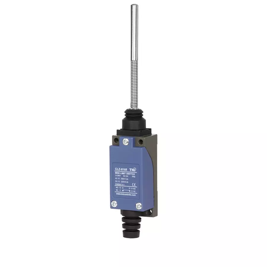TNI Spring Wire Hard Rod Limit Switch Aluminium Base and High Grade ABS Cover and 150 g Operating Force, CLZ-8168