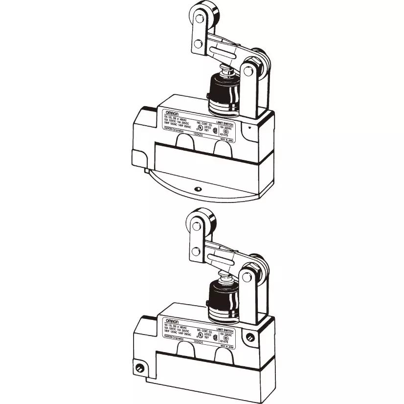 Omron General-Purpose Enclosed Switch Base Mounting Seal, Roller, Arm Lever Type, ZV-NA277-2
