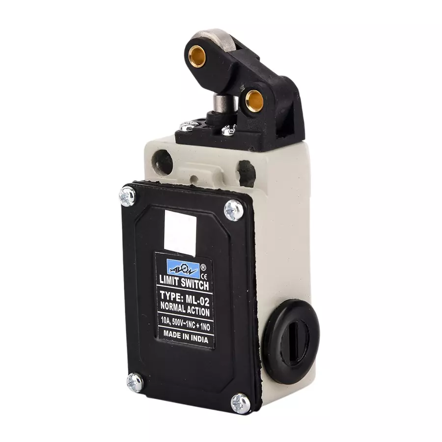 Avon Mini Oil Tight Limit Switch with Roller lever Normal Action 1 NO + 1 NC, ML-02