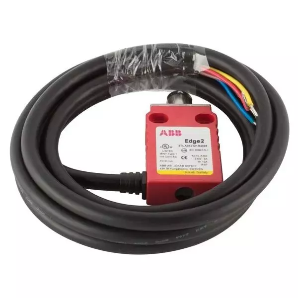 ABB Limit Switch Non-Illuminated Wire Lead Termination 10 Amp Roller Actuator, 2TLA050121R4008