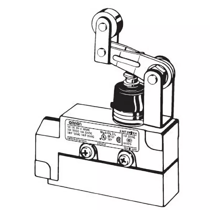 Omron Regular-Use Enclosed Switch Side Mounting Roller Arm Lever Type, ZE-NA277-2